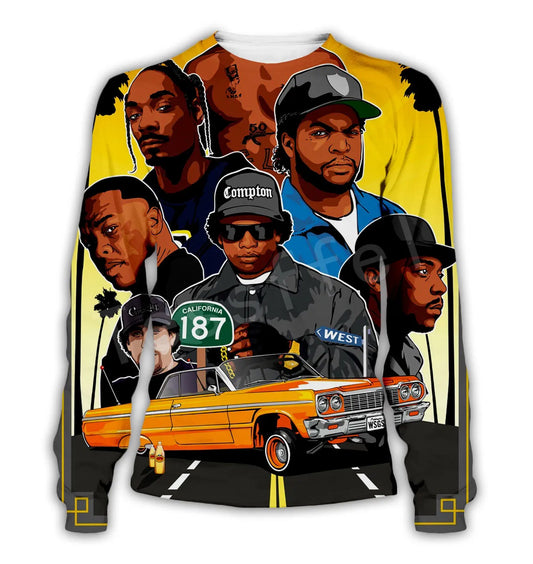 Legend Rapper Notorious B.I.G. Biggie Face Hiphop Newfashion 3Dprint Zipper/Hoodies/Sweatshirt/Jacket/Mens Womens S-23